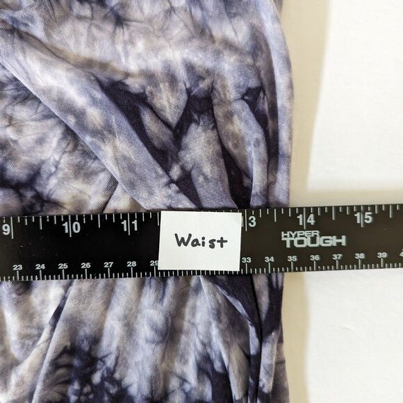 Young Fabulous & Broke Nono Nova Wash Size S Purple Gray Tie Dye Maxi Dress - Picture 7 of 13